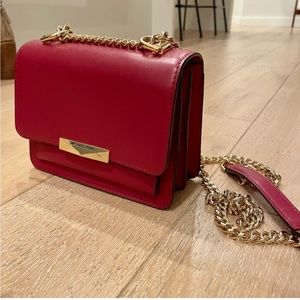 Red Michael Kors purse